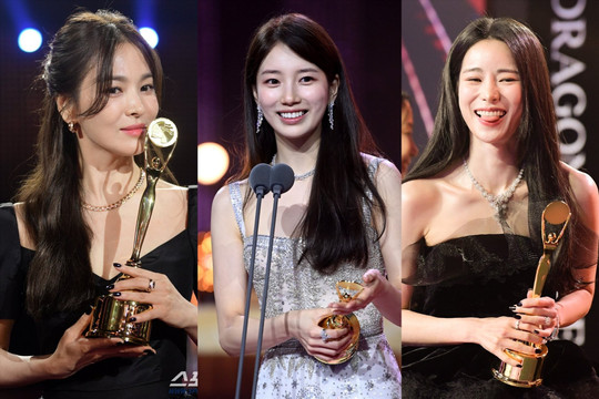 Các mỹ nhân Hàn Quốc thắng lớn tại Lễ trao giải Rồng xanh 2023