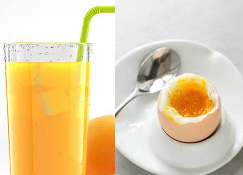 Ăn trứng gà luộc và uống nước cam có kỵ không?