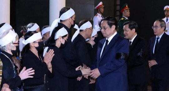 Lãnh đạo Đảng, Nhà nước viếng cố Phó Thủ tướng Nguyễn Khánh