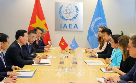 Chủ tịch nước Võ Văn Thưởng gặp Quyền Tổng Giám đốc IAEA