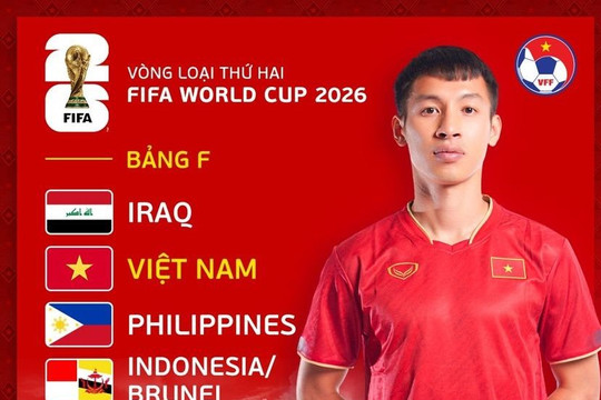 Vòng loại World Cup 2026: Việt Nam rơi vào bảng đấu dễ thở hơn Thái Lan 