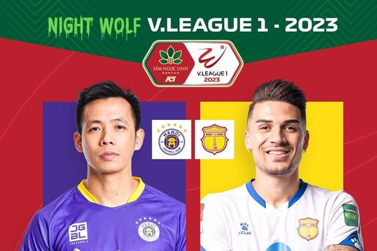 V-League 2023: Hà Nội FC vs Nam Định, giành lại ngôi đầu