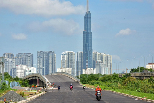 Đường song hành cao tốc TPHCM - Long Thành sắp thông xe sau 6 năm thi công