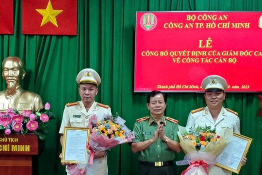 Trung tá Nguyễn Thành Hưng làm Trưởng phòng Cảnh sát hình sự Công an TPHCM