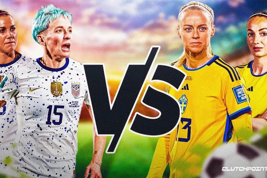 World Cup 2023 ngày 6/8: 'Đại chiến' Thụy Điển vs Mỹ