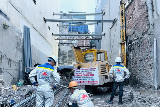 Cọc khoan nhồi giải pháp cho nhà xây cao tầng.