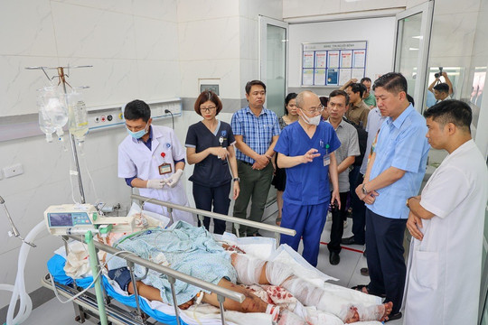 Thông tin mới nhất về sức khỏe các nạn nhân trong vụ nổ khí gas ở Hà Nội