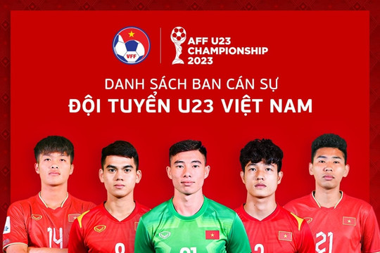 Ban cán sự U23 Việt Nam tại giải U23 Đông Nam Á 2023