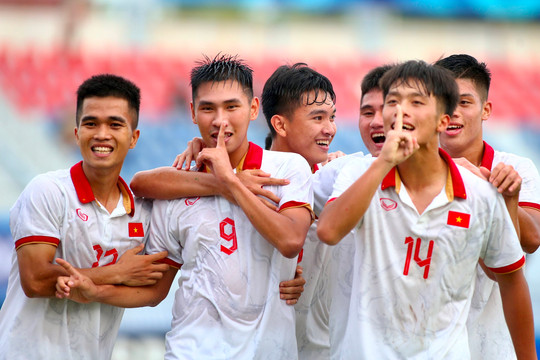 U23 Việt Nam thắng đậm U23 Lào ở trận ra quân U23 Đông Nam Á