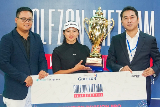 Hana Kang vô địch giải golf chuyên nghiệp trong nhà 2023