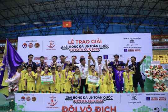 Đội U9 Hà Nội giành ngôi vô địch giải vô địch U9 toàn quốc 2023