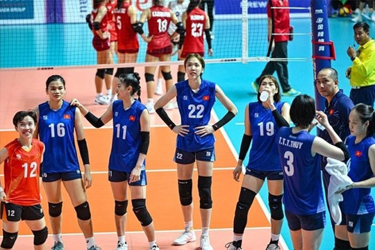 Link xem trực tiếp: 2 đội tuyển bóng chuyền nữ Việt Nam chạm trán nhau tranh vị trí đầu