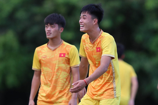 U23 Việt Nam tập kín, sẵn sàng quyết đấu U23 Indonesia