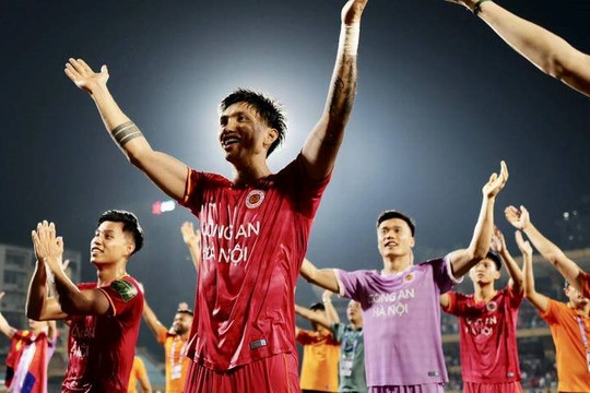 Hơn Hà Nội FC chỉ số phụ, CLB Công an Hà Nội vô địch V-League 2023
