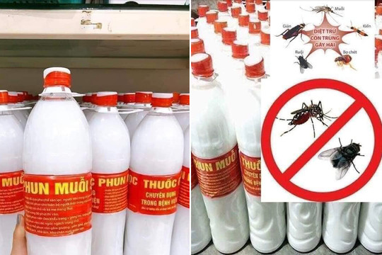 Phun thuốc diệt muỗi tràn lan: Cẩn thận tiền mất tật mang
