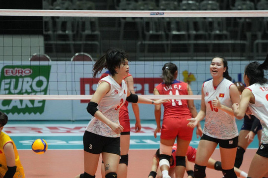 Thắng Đài Loan, tuyển bóng chuyền nữ Việt Nam vào vòng 2 giải vô địch châu Á 2023