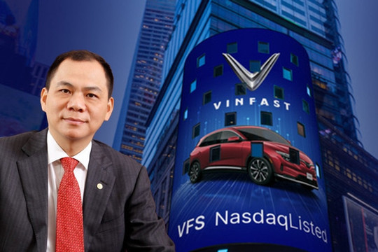 Cổ phiếu VinFast giảm giá 15% trước giờ giao dịch