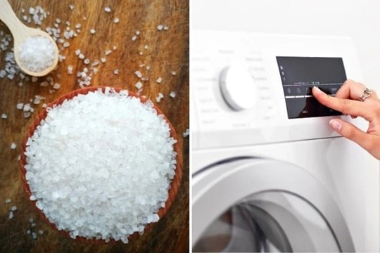 Đổ muối vào máy giặt có tác dụng gì?