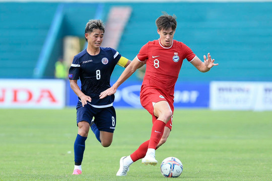 U23 Singapore bị U23 Guam cầm hoà 1-1