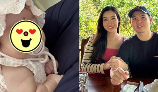 Hoa hậu Đỗ Mỹ Linh lần đầu công khai con gái trên mạng xã hội, ái nữ cực bụ bẫm, dễ thương