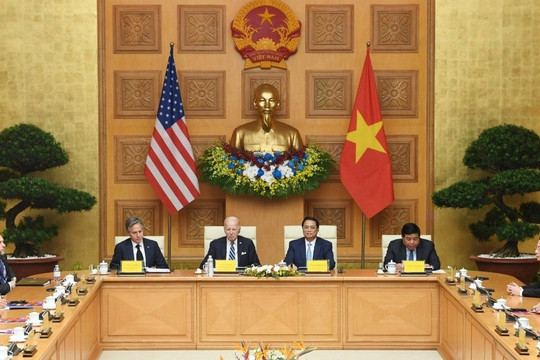 Tổng thống Mỹ Joe Biden hội kiến Thủ tướng Phạm Minh Chính
