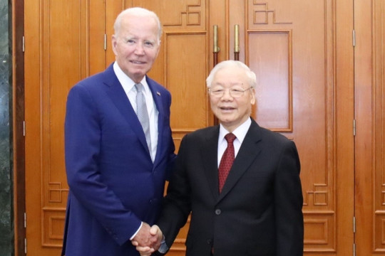 Kết quả trọn vẹn trong ngày đầu Tổng thống Mỹ Joe Biden thăm Việt Nam