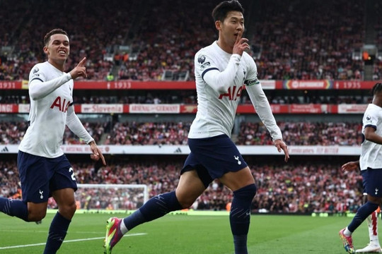 Son Heung Min tỏa sáng, Tottenham khiến Arsenal chia điểm