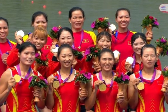 Bảng tổng sắp huy chương  Á vận hội Hàng Châu 2023: Việt Nam có huy chương đầu tiên