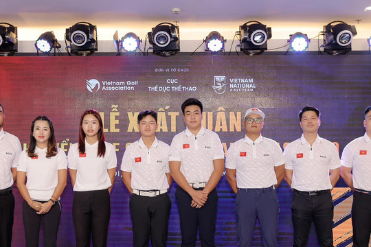 Tuyển golf Việt Nam được treo thưởng 1 tỷ đồng/HCV Asiad 19