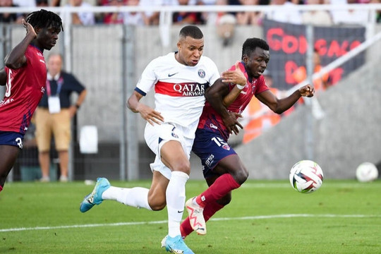 Mbappe mờ nhạt, PSG hòa thất vọng trước Clermont