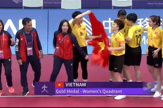 Bảng tổng sắp huy chương  Á vận hội Hàng Châu 2023 mới nhất: Việt Nam có thêm HCV từ cầu mây nữ