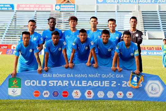 Câu lạc bộ Bình Thuận xin bỏ giải hạng Nhất, muốn đá hạng Nhì