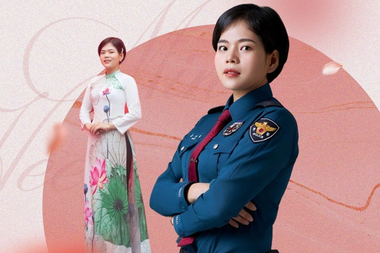 Cú "lột xác" ngoạn mục trở thành nữ cảnh sát Hàn Quốc của người phụ nữ Việt