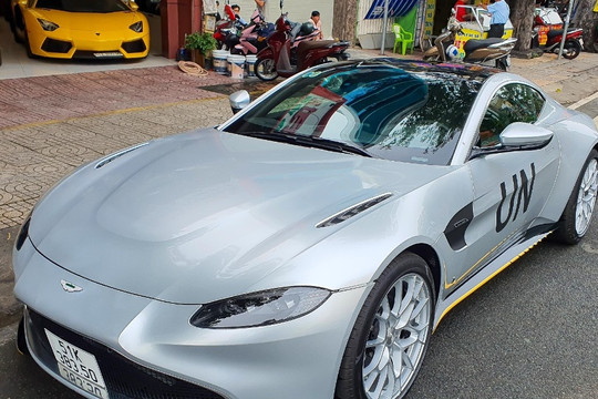 Siêu xe Aston Martin Vantage độc bản của ông Đặng Lê Nguyên Vũ sau 1 năm mua về