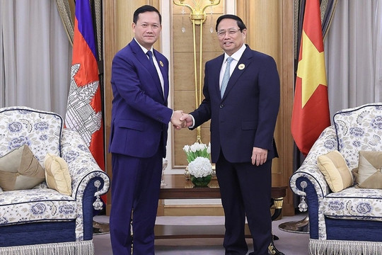 Thủ tướng Phạm Minh Chính gặp lãnh đạo 4 nước ASEAN tại Ả-rập Xê-út