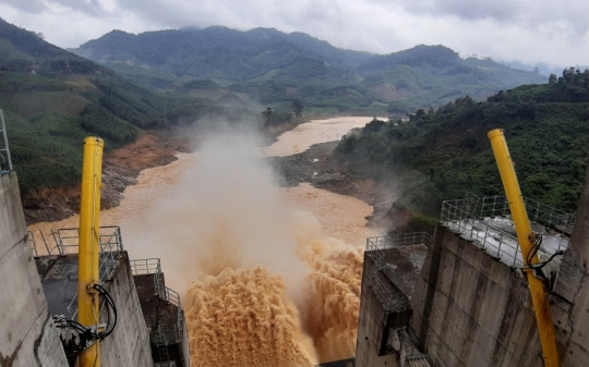 Quảng Nam: Thủy điện A Vương xả lũ tối 23/10, dự kiến đến 600m3/s