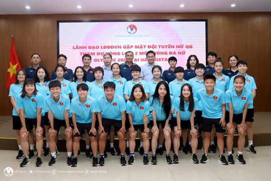 VFF kì vọng lứa trẻ tuyển nữ Việt Nam trưởng thành sau vòng loại Olympic