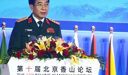 Đại tướng Phan Văn Giang nêu chính sách '4 không' tại diễn đàn ở Trung Quốc