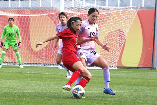 Đội tuyển nữ Việt Nam thua Nhật Bản trong trận đấu chia tay HLV Mai Đức Chung