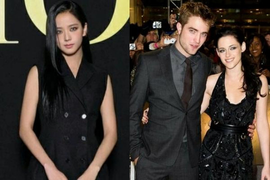 Jisoo (BLACKPINK) 'bắt chước' Kristen Stewart để tham dự sự kiện cùng Robert Pattinson