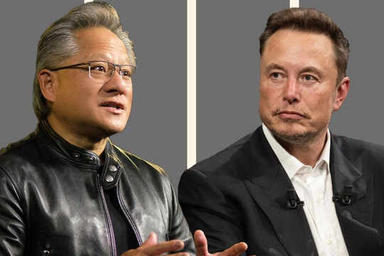Elon Musk và Jensen Huang bất đồng về trí tuệ nhân tạo và việc làm