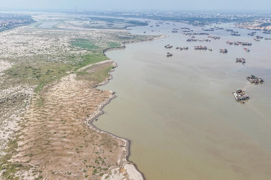Hình thù 3 mỏ cát được đấu giá gần 1.700 tỷ đồng ở Hà Nội
