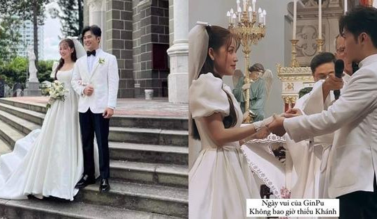 Puka và Gin Tuấn Kiệt tiếp tục tổ chức hôn lễ ở nhà thờ