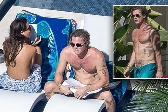 Brad Pitt đang cực hạnh phúc bên bạn gái kém 27 tuổi