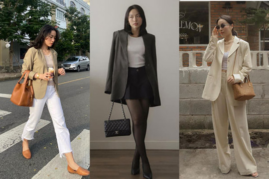 Nàng cao dưới 1m60 muốn mặc blazer đẹp và sang thì nên học lỏm blogger Hà Trúc
