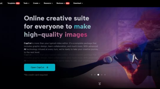 CapCut Creative Suite - Nơi lý tưởng để chỉnh sửa chuyên nghiệp