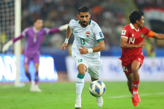 Tuyển Iraq mang nhiều cầu thủ từng ghi bàn vào lưới các đội tuyển Việt Nam