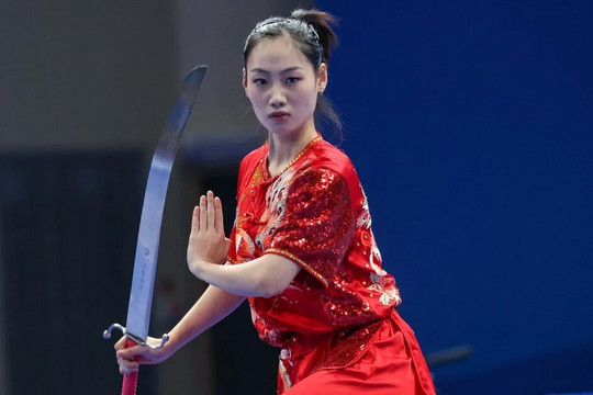 Việt Nam giành HCV đầu tiên ở giải Wushu thế giới 2023