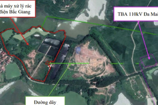 Sắp xây nhà máy đốt rác phát điện 750 tấn/ngày đêm ở Bắc Giang