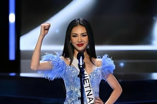 Sau thất bại tại Miss Universe 2023, Hoa hậu Bùi Quỳnh Hoa xin lỗi khán giả